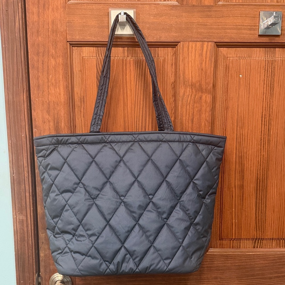 Vera Bradley Navy Quilted Tote